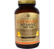 Витамин С жевательный Solgar Chewable Vitamin C 500 мг 90 таб апельсин