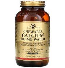 Кальцій жувальний Solgar Chewable Calcium 500 мг 120 вафель