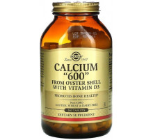 Кальцій з раковин устриць Solgar Calcium "600" 240 таблеток