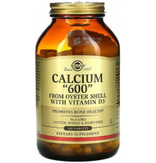 Кальцій з раковин устриць Solgar Calcium "600" 240 таблеток