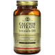 Кальцій Д3 цитрат Solgar Calcium Citrate D3 120 таб