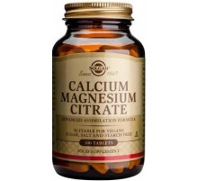 Кальций магний Solgar Calcium Magnesium Citrate 100 таб