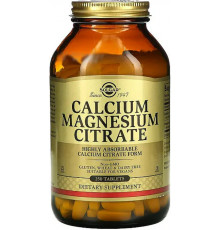 Кальцій магній цитрат Solgar Calcium Magnesium Citrate 250 таблеток