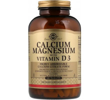 Кальций магний Д3 Solgar Calcium Magnesium Vitamin D3 300 таб