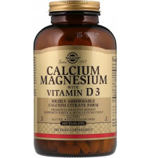 Кальцій магній Д3 Solgar Calcium Magnesium Vitamin D3 300 таб