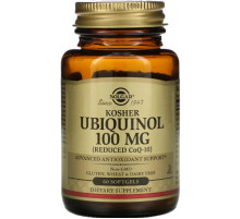 Убихинол кошерный Solgar Kosher Ubiquinol 100 мг 60 гел капс