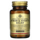 Засіб від стресу та нервів Solgar Stress & Anxiety Relief, Ashwagandha and Saffron 30 таб