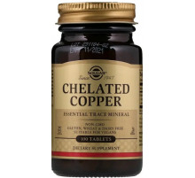 Медь хелат Solgar Chelated Copper 100 таб