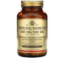 Холин и Инозитол Solgar Choline/Inositol 100 вег капс