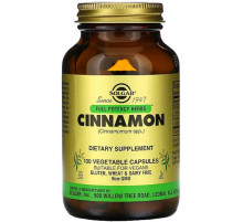 Экстракт корицы Solgar Cinnamon Full Potency Herbs 100 вег капсул