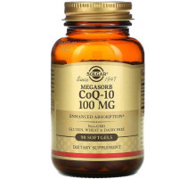 Коэнзим Q-10 Solgar Megasorb CoQ-10 100 мг 90 гелевых капсул