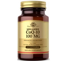 Коэнзим Q-10 Solgar Megasorb CoQ-10 100 мг 30 гел капс