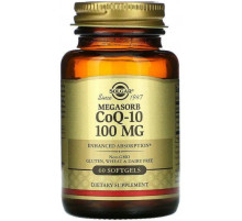 Коэнзим CoQ-10 Solgar Megasorb CoQ-10 60 гел капс