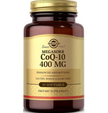 Коензим Q10 Solgar Megasorb CoQ-10 400 мг 30 гел капс