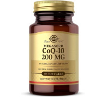 Коензим Q10 для серця Solgar Megasorb CoQ-10 200 мг 30 caps