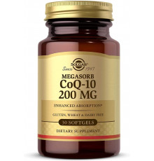 Коензим Q10 для серця Solgar Megasorb CoQ-10 200 мг 30 caps