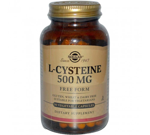 Цистеїн Solgar L-Cysteine 90 капс