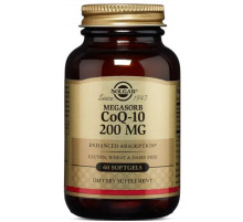 Коэнзим Q10 для сердца Solgar CoQ-10 200 мг 60 гел капс