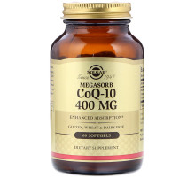 Коэнзим Q10 Solgar Megasorb CoQ-10 400 мг 60 гелевых капсул