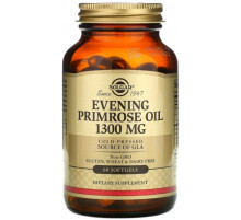 Олія вечірньої примули Solgar Evening Primrose Oil 1300 мг 60 гелевих капсул