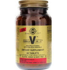 Вітаміни та хелатні мінерали Solgar Formula V VM-75 60 таб