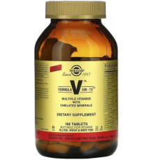 Мультивітаміни та мінерали Solgar Formula V VM-75 180 таблеток