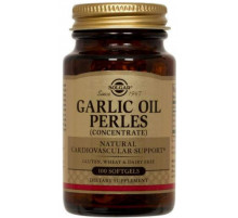 Чесночное масло Solgar Garlic Oil Perles 100 капсул Масло концентрата чеснока