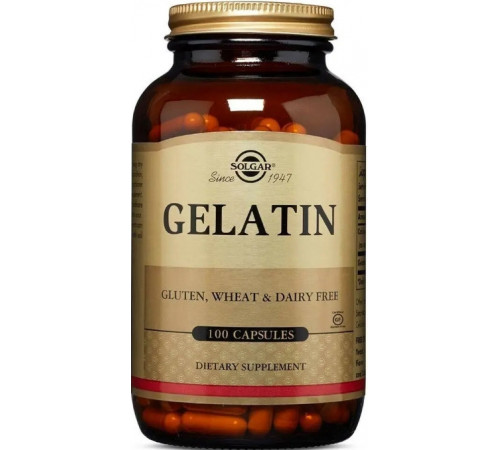 Желатин  Solgar Gelatin 100 капс