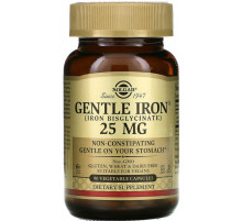 Залізо бісгліцинатний хелат Solgar Gentle Iron 90 капсул