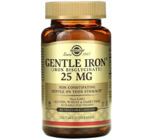 Залізо Solgar Gentle Iron 25 мг 180 вегетаріанських капсул