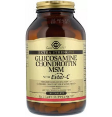 Глюкозамін хондроїтин MSM Solgar Glucosamine Chondroitin MSM 180 таблеток