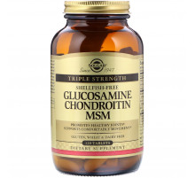 Глюкозамин хондроитин МСМ (для суставов) Solgar Glucosamine Chondroitin MSM 120 таб