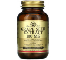 Экстракт виноградных косточек Solgar Grape Seed 100 мг 60 вег капсул