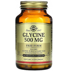 Гліцин заспокійливе Solgar Glycine 500 мг 100 капс