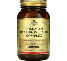 Гіалуронова кислота з колагеном  Solgar Hyaluronic Acid 120 мг 30 таб