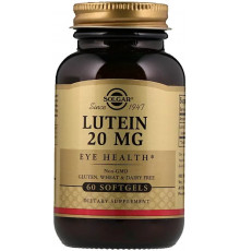 Лютеїн для очей Solgar Lutein 20 мг 60 капсул