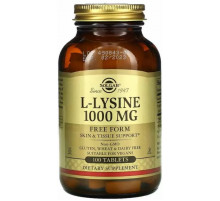 L-лизин Solgar L-Lysine 1000 мг 100 таблеток