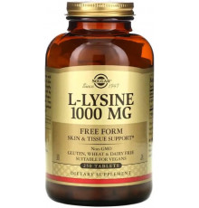 L-лізин Solgar L-Lysine 1000 мг 250 таб