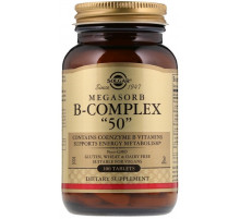 Витамины группы В-50 Solgar Megasorb B-Complex 100 таблеток