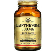 Метіонін Solgar L-Methionine 500 мг 90 вег капс