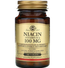 Вітамін В3 Solgar Vitamin B3 100 таб