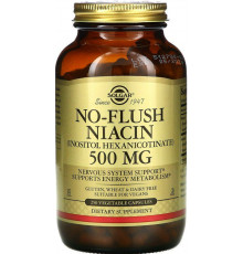 Ніацин (інозитол) вітамін В3 500 Solgar No-Flush Niacin Solgar 250 капс