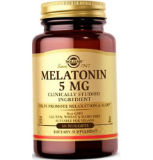 Мелатонін для сну Solgar Melatonin 5 мг 60 таб