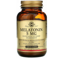 Мелатонін для сну Solgar Melatonin 5 мг 120 таблеток для розжовування