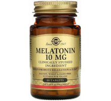 Мелатонін Solgar Melatonin 10 мг 60 таблеток