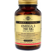 Омега-3 Solgar Omega-3 EPA & DHA 700 мг 60 гел капс
