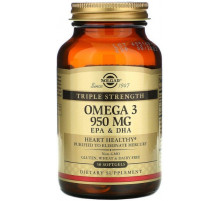 Омега-3 Solgar Omega-3 EPA & DHA 950 мг 50 гелевих капсул