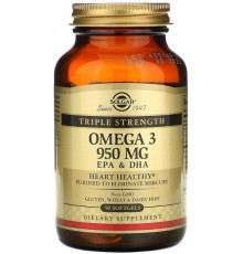 Омега-3 Solgar Omega-3 EPA & DHA 950 мг 50 гелевих капсул