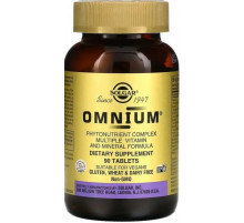 Омніум, мультивітаміни та мінерали Solgar Omnium Phytonutrient Complex 90 таб