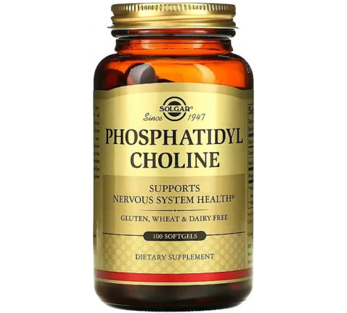 Фосфатидилхолін Solgar Phosphatidyl Cholinе 100 капс